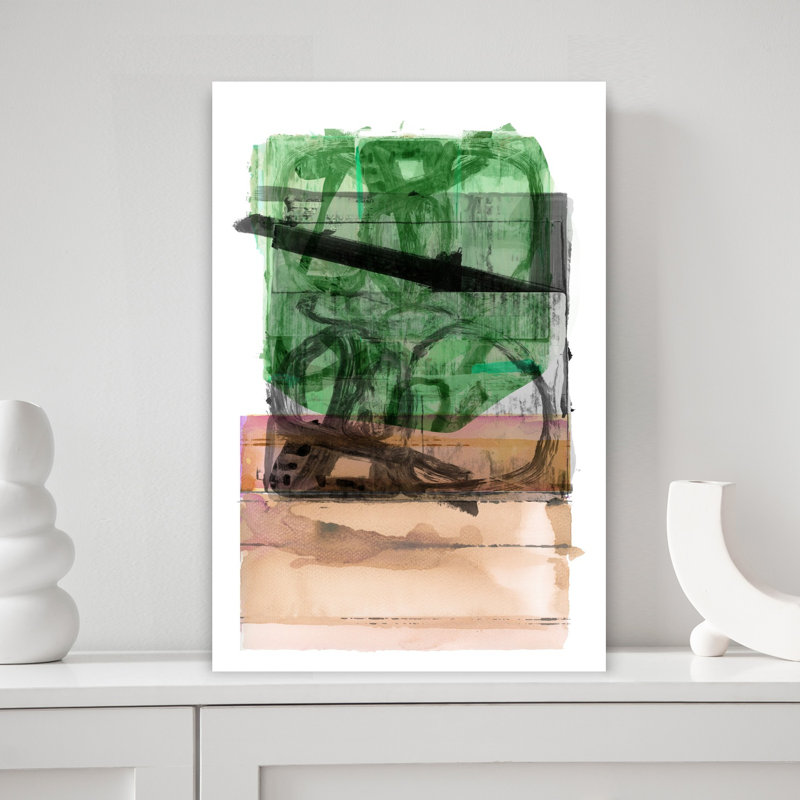 Art contemporain contemporain abstrait, H 12 po x l 8 po