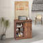 Buffet armoire café avec porte de grange coulissante