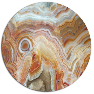 " Strips And Ovals On Agate "