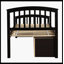 Lit plateforme simple en bois massif avec 6 tiroirs Orisfur-1407330093