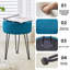 Vanity Accent Stool with Metal legs-1903850501