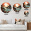 Coastal Wilderness Papercut I - Horloge murale nautique et plage-135903857