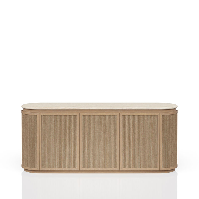 Stone Top And Rope Front Server