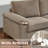 Rita 100.02" Wide Upholstered Corduroy Modular Sectional Sofa-584207732