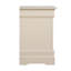 Élégante table de chevet beige au design classique-1822056585