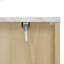 Commode à 6 tiroirs cannelés, commode double à tiroirs, commode moderne de 47,24 po avec DEL, organisateur de tiroir pour chambre à coucher, salon, couloir