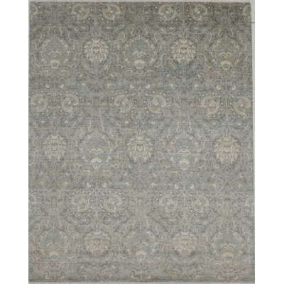 Transitional One-of-a-Kind Rectangle 8'8" X 10'8" Hand Knotted Area Rug