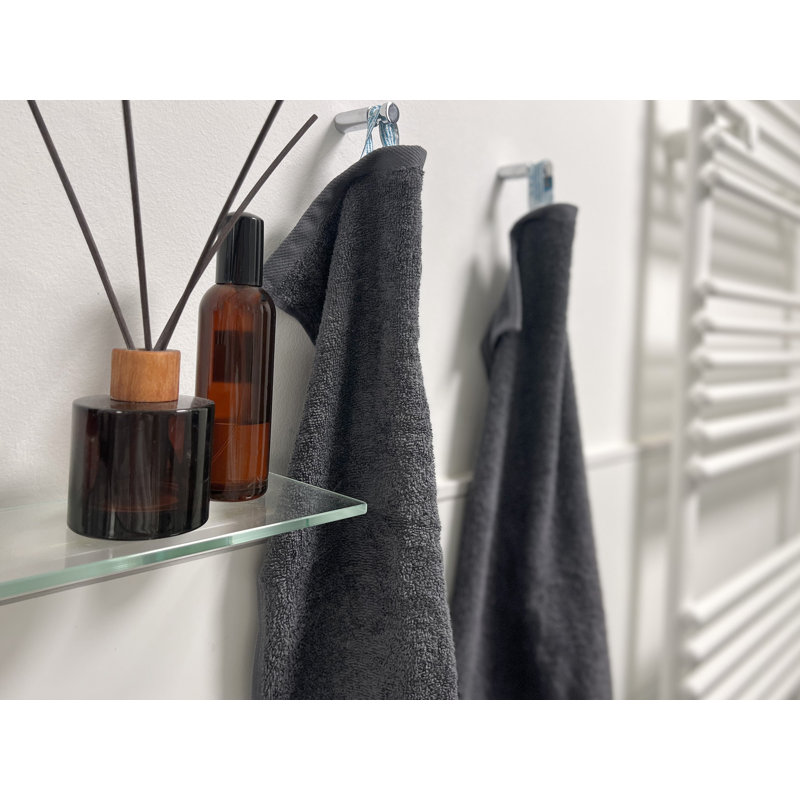 Midweight Hand Towel, Graphite