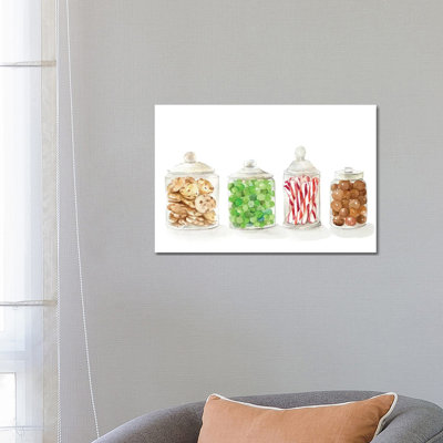 «Holiday Candy I» par Lanie Loreth - peinture sur toile tendue