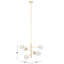 Alison 6 Light Metal Dimmable Chandelier