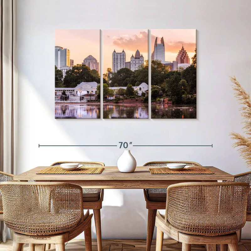Coucher de soleil Nicci Piedmont Park, H 36 po x l 57 po