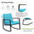 Kinzie Wicker 3 Piece Outdoor Rocking Chairs set, Patio Bistro Set with Cushions and Coffee Table-316203881-332056095