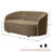 Cleaven 68'' Wide Boucle Upholstered Loveseat Sofa-623904801
