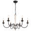 Lustre classique à 6 lumières de style bougie Tinoco-87823703