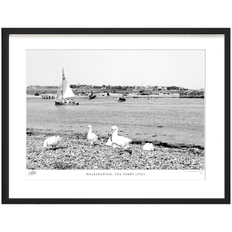 Walberswick, the Ferry C1955 1 Piece Single Picture Frame Wall Art, 28cm H x 36cm W x 2.3cm D