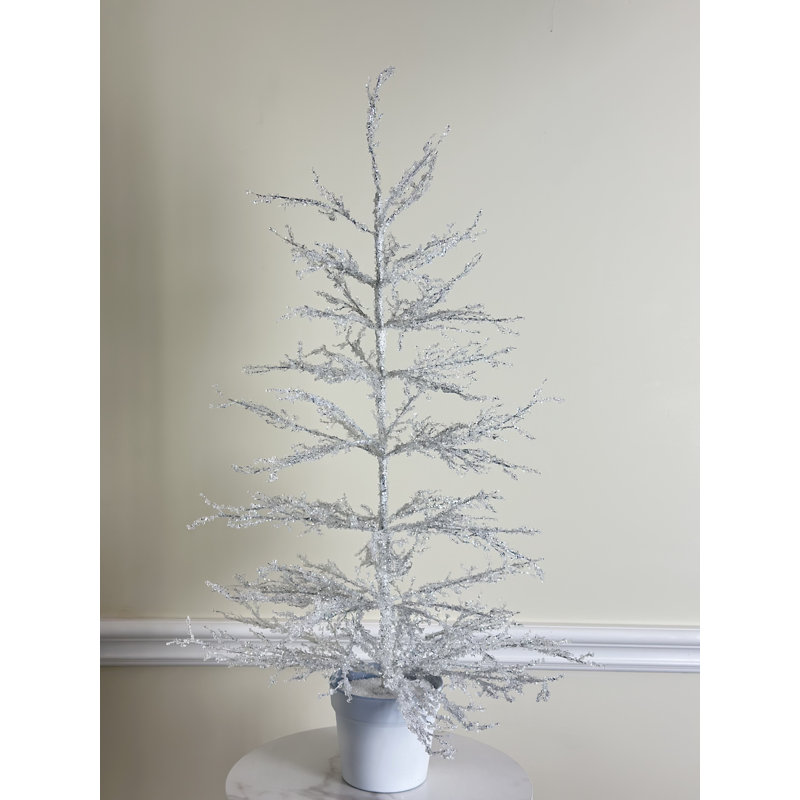 Frosted Potted Tree - 36 Inches