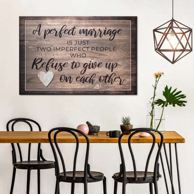 " Perfect Marriage Quote " by Faithinart