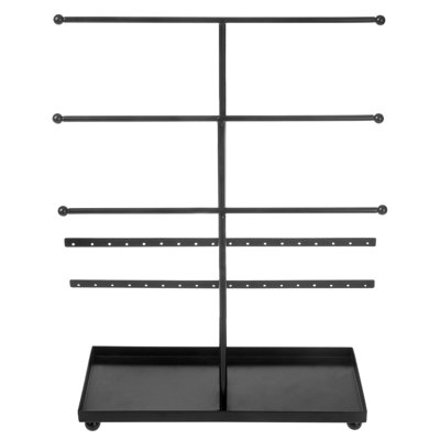 Decorative Tray with Display Bars Jewellery Stand