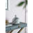 Vase-Black-And-White Swirl