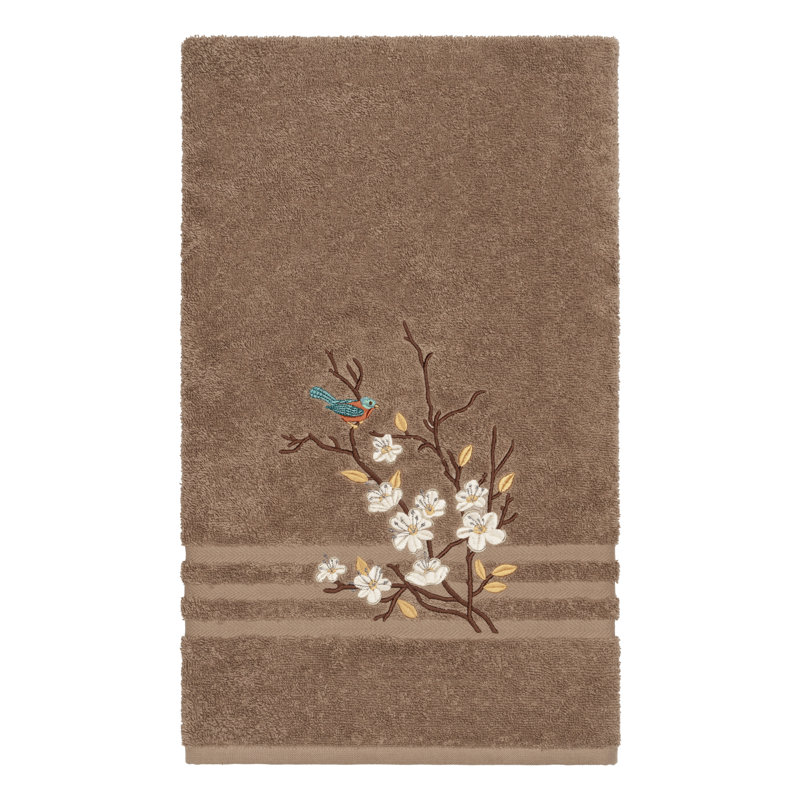 Spring Time Turkish Cotton Midweight Bath Towel, Latte