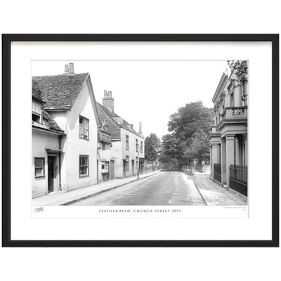 Leatherhead, Church Street 1895 by Francis Frith - Single Picture Frame Print
