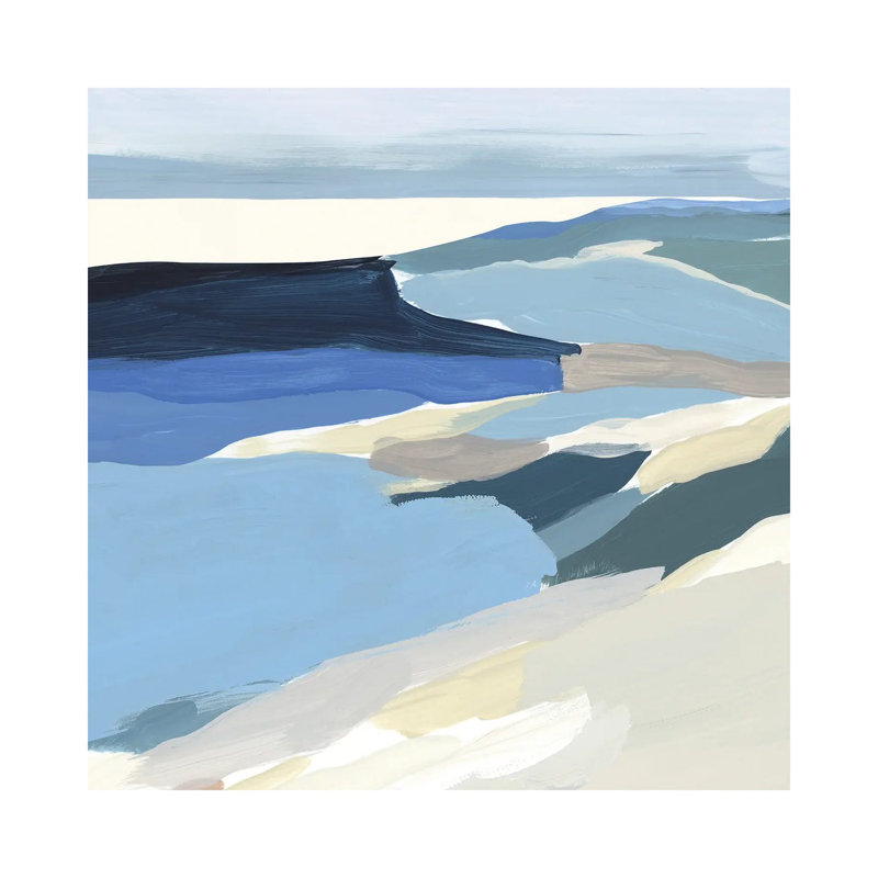 Graham Lake II by Isabelle Z - Painting on Canvas, Wrapped Canvas, 93.98 cm H x 93.98 cm W x 1.91 cm D