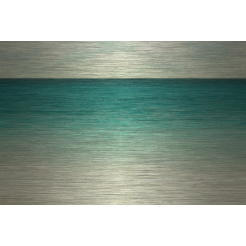 « wonderful world », impression sur métal, 24 po x 36 po
