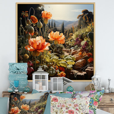 «Garden Reverie Blooms», reproduction sur toile