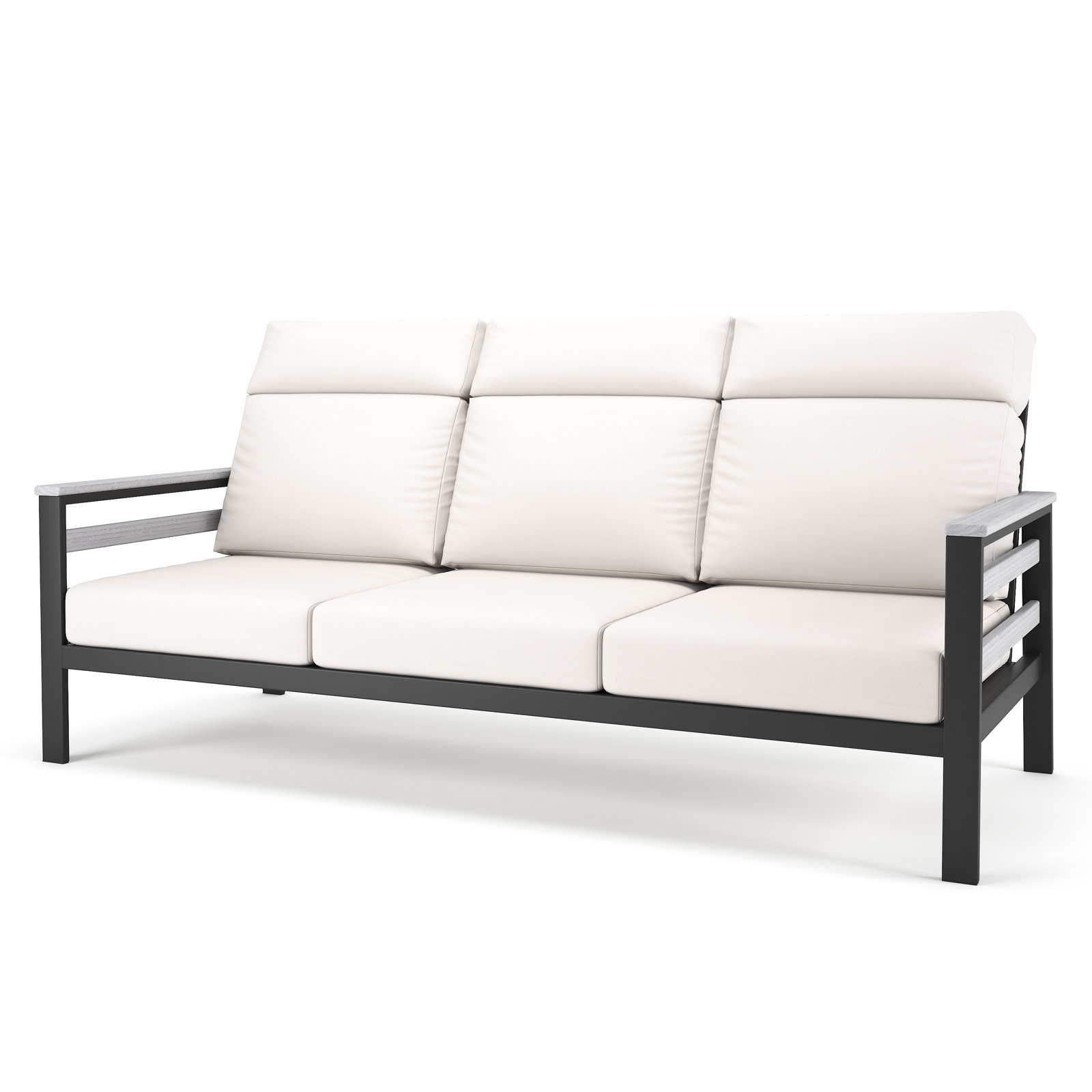 Townsend 80" Sunbrella® Patio Sofa, White, Canvas White