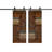 Patented Product S Series Solid Wood Double Sliding Barn Door With Hardware Kit(Set of 2)-Assembly Needed-787593245-787593238