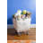 Canvas Rolling Laundry Hamper with Handles