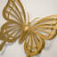 Ensemble de 3 décorations murales papillons en métal 3D - 3 pièces-984291995