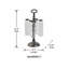 Vase de table suspendue en métal Wilhoite