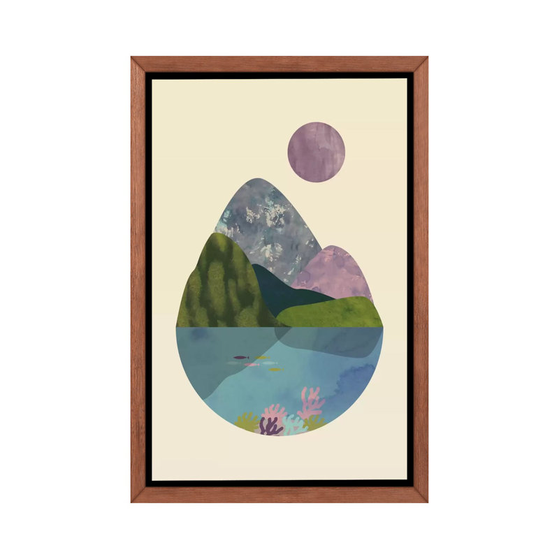 " Summer " by Flatowl, 60" H x 40" W x 1.5" D, Classic Wood Framed Canvas