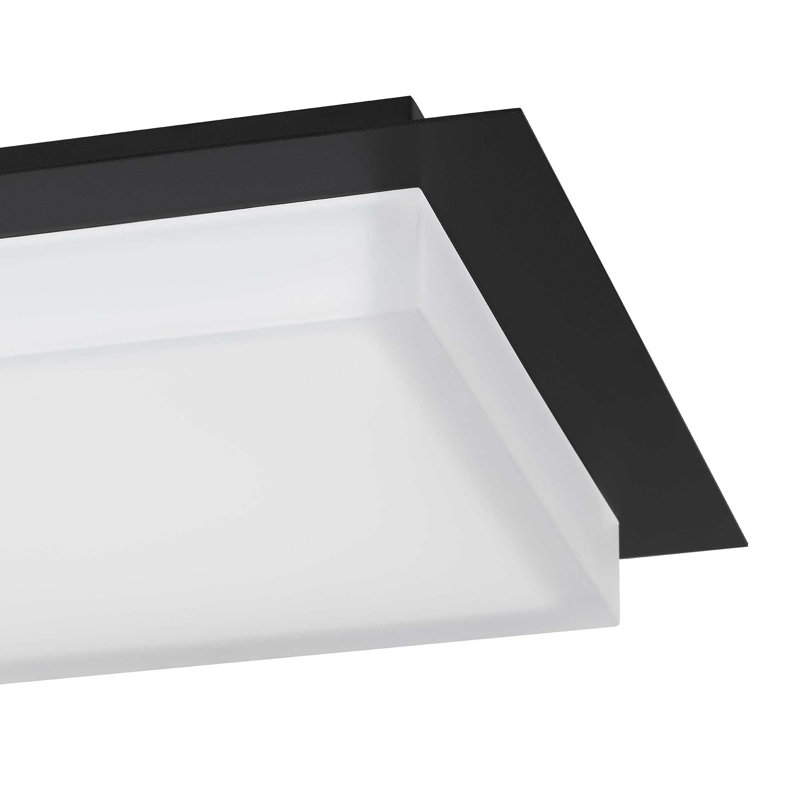 Plafonnier encastré 8 po à DEL noir intégré, 8", Black