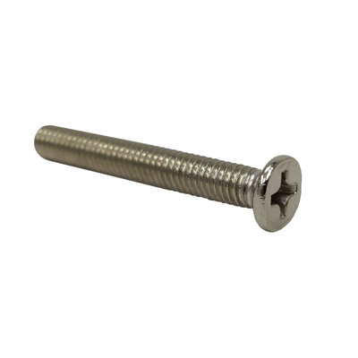 Vis à tête plate Phillips FixtureDisplays® M4 x 30 mm, pas de 0,70 mm, 20PK 15163-20PK