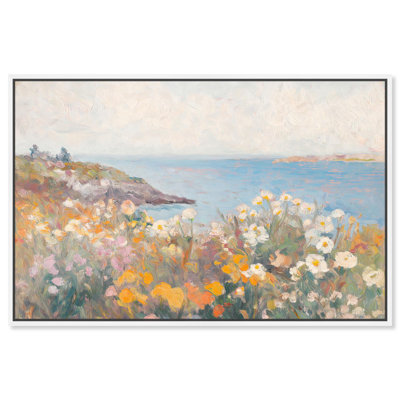Impression sur toile «Seaside Garden» par Art Remedy