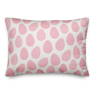  Easter Egg Pattern Rectangular Pillow Cover & Insert
