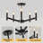 5-light Candle-style Semi Flush Mount Ceiling Light-24980789