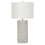 Lampe de table grise 30 po Allaire