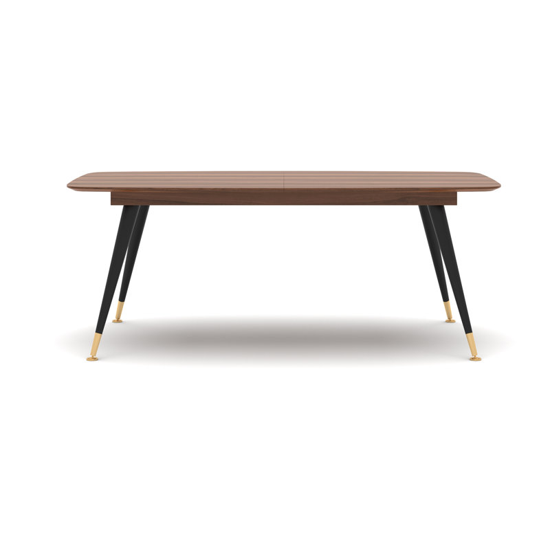 Ana Drop Leaf Extendable Solid Wood Dining Table, White Lacquer