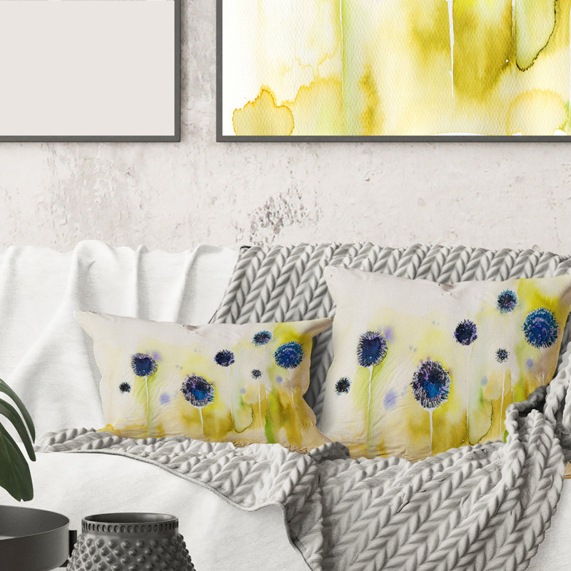 Floral Throw Pillow