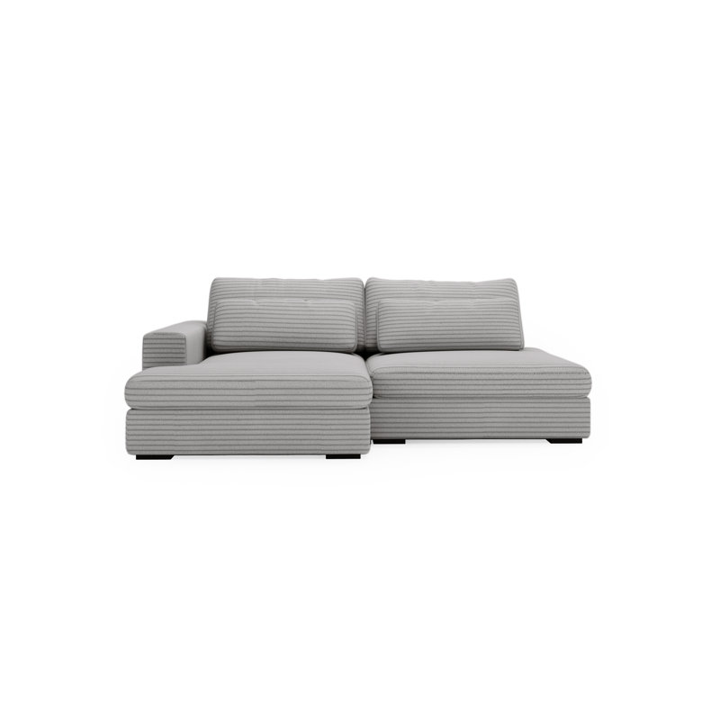 Teirra 2 Seater Sofa Bed, Light Grey
