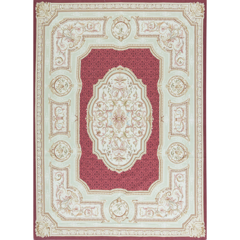 Aubusson Renaissance Wool Oriental Area Rug