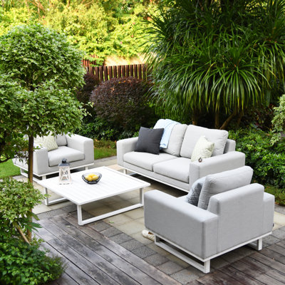 Branca Outdoor Fabric 2 Seat Sofa Set