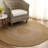 Braided Hand Woven No Pattern Indoor Rug-1021876459