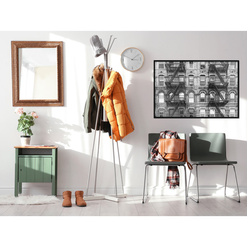 Strangers - Single Picture Frame Print, Black Framed, 60cm H x 90cm W x 1.5cm D