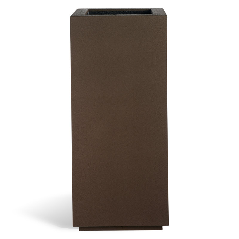 Kensington Tall Planter, Chocolate Brown
