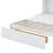 Queen-Size Space-Saving Murphy Bed With Integrated Drawer