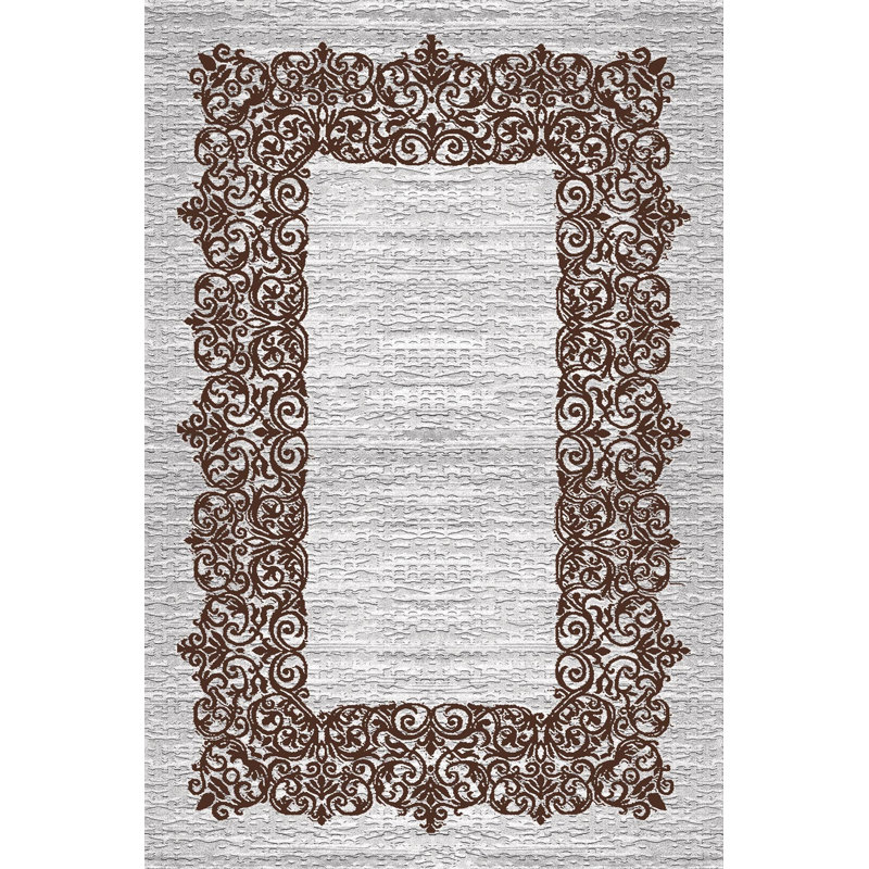 Premium Woven Area Rug, 5.9 x 9.2 Feet | 100% Polyester, 650 g/m² | Antibacterial, Non-Slip PVC Dot Underside, 0.3 in Pile Height | Machine Washable, 3D Digital Printing | Perfect for Living Room & Bedroom Decor